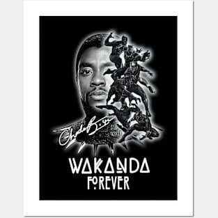 Wakanda Forever - Rip Chadwick Boseman Posters and Art